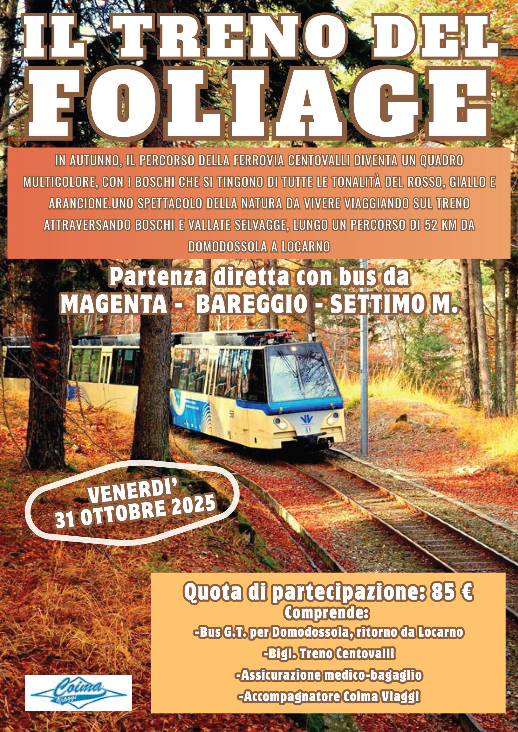 Treno del foliage2025 locandina treno_centovalli_2023